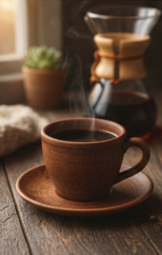 Barista sedang meracik kopi